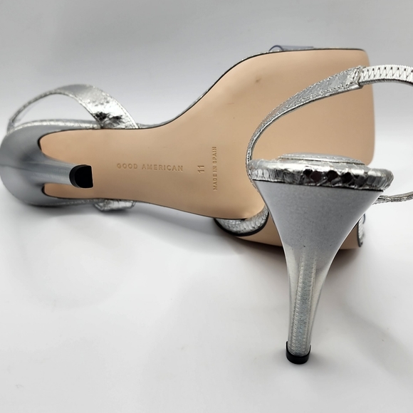 Good american silver snake heels - Picture 7 of 10